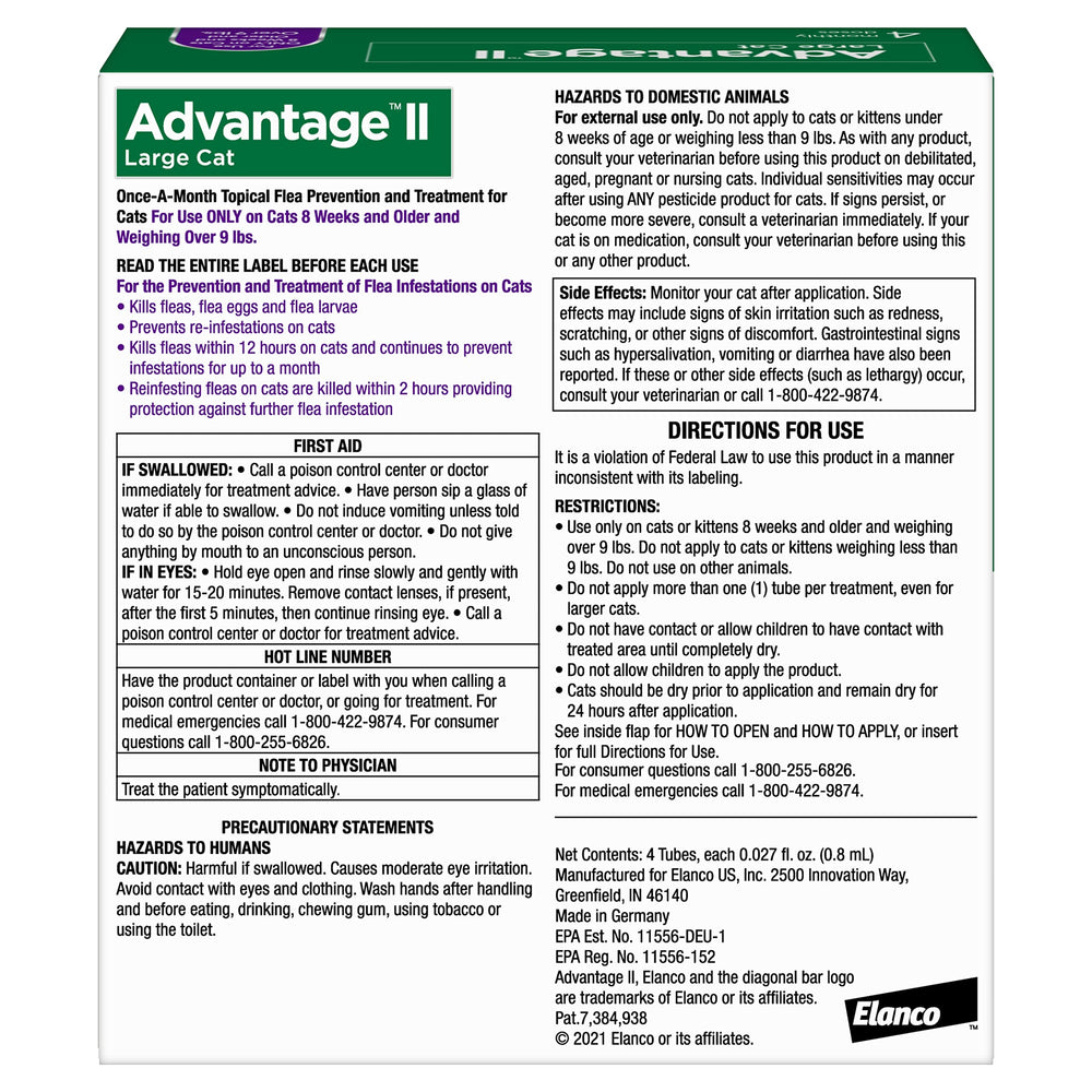 Advantage applicator tube close-up highlighting easy single-dose use