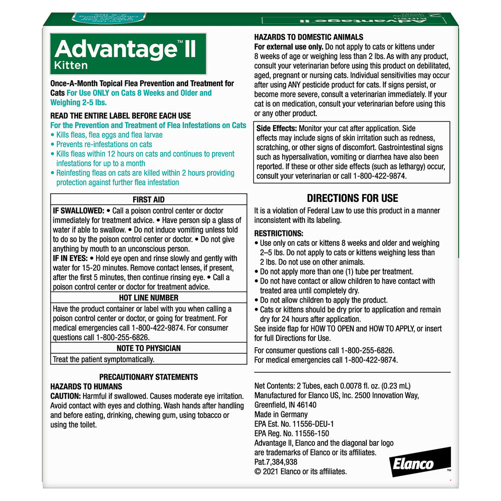 Advantage brand tube close-up with nozzle ready, easy application benefit