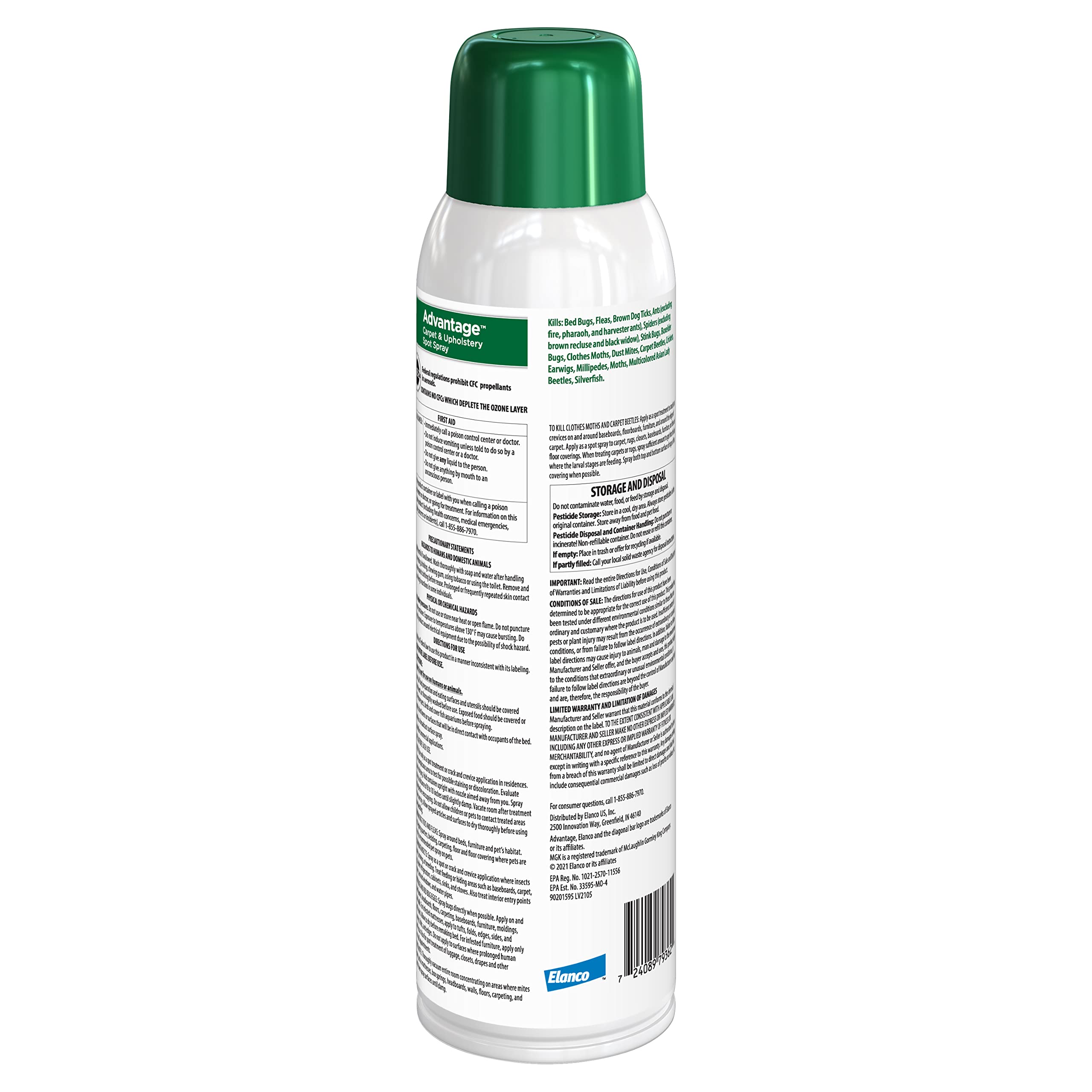 Advantage nozzle close-up demonstrating easy spray control
