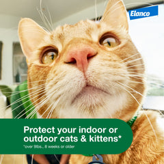 Advantage being applied at cat neck for quick and easy protection