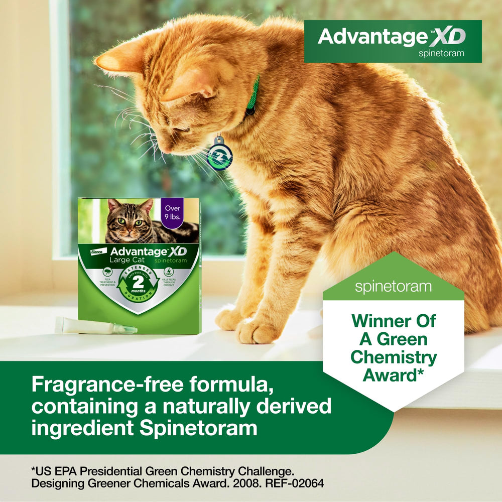 Advantage label close-up highlighting Spinetoram ingredient