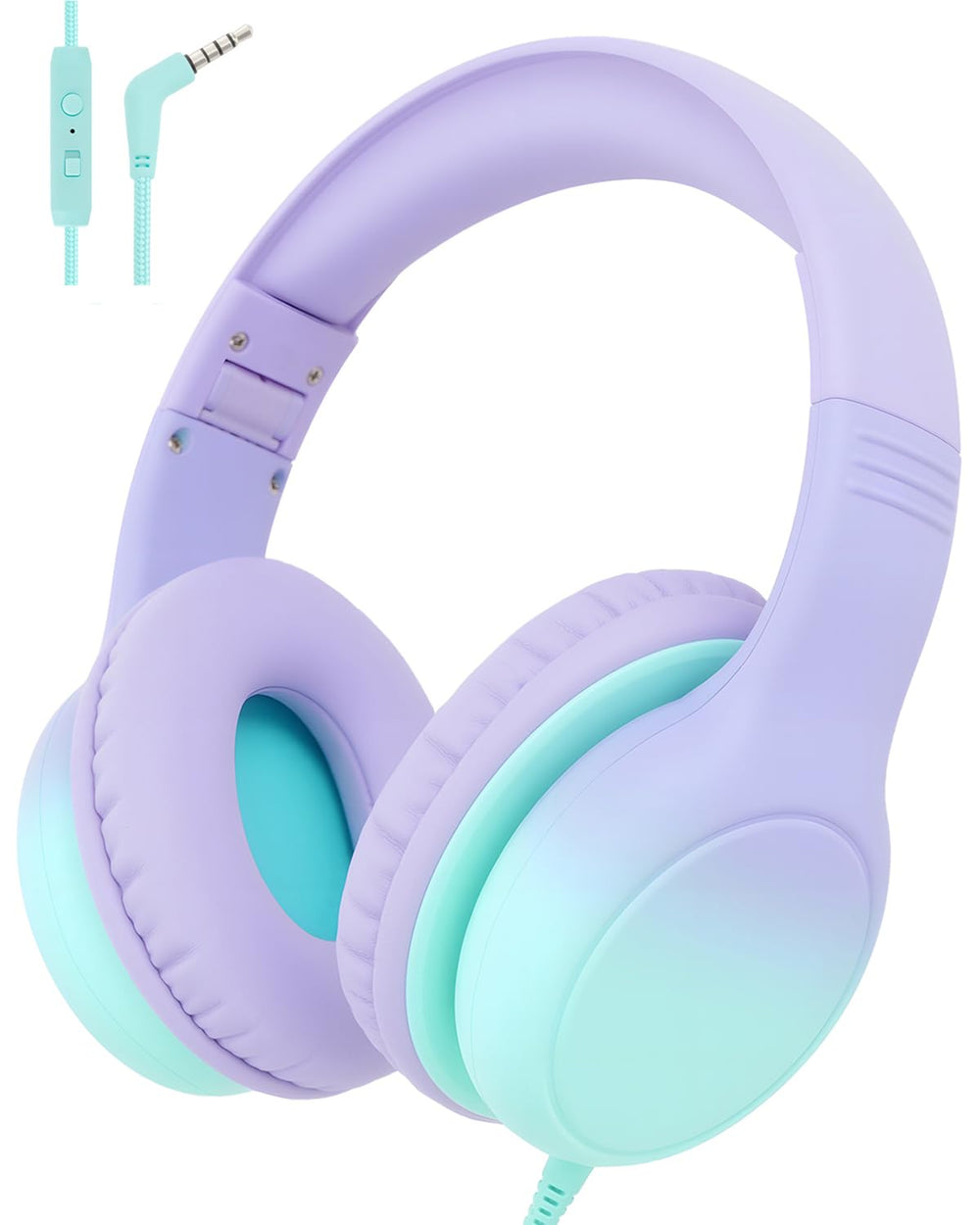 Aechorhy front view showing cushioned earcups and child-safe design
