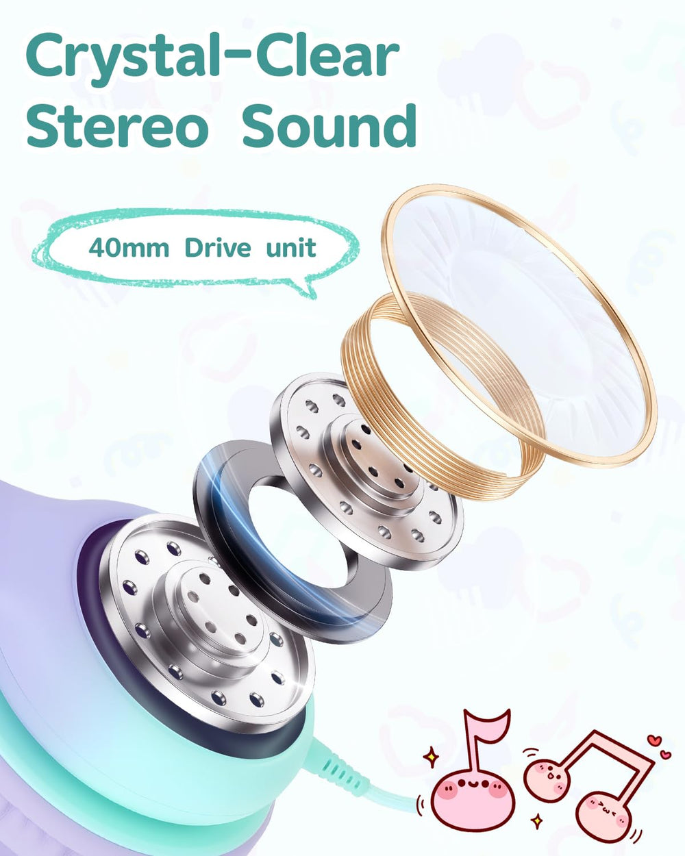 Aechorhy size comparison next to hand showing adjustable headband range