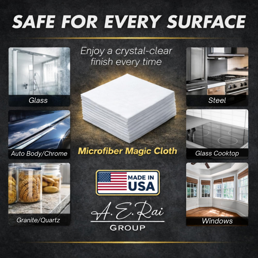 AERAI GROUP cloth polishing mirror to restore clear reflection without sprays