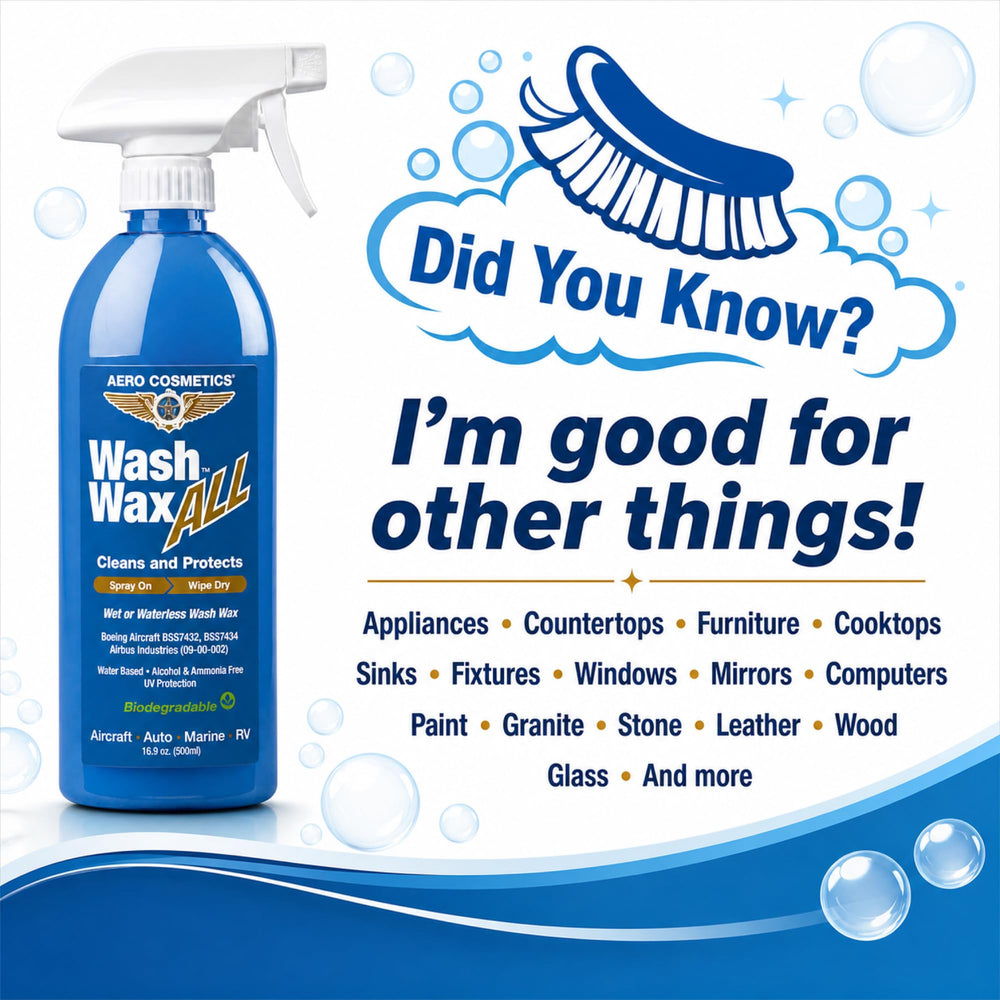 Aero Cosmetics used on RV and boat demonstrating portable convenience