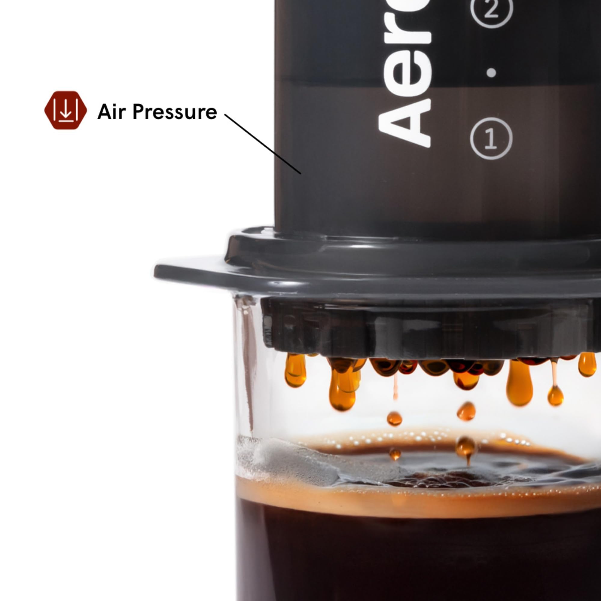 AeroPress packed in a backpack showcasing travel-ready portability benefit