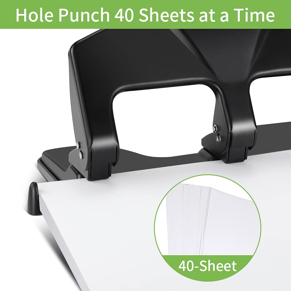 AFMAT close-up of punch pins creating clean holes for professional results