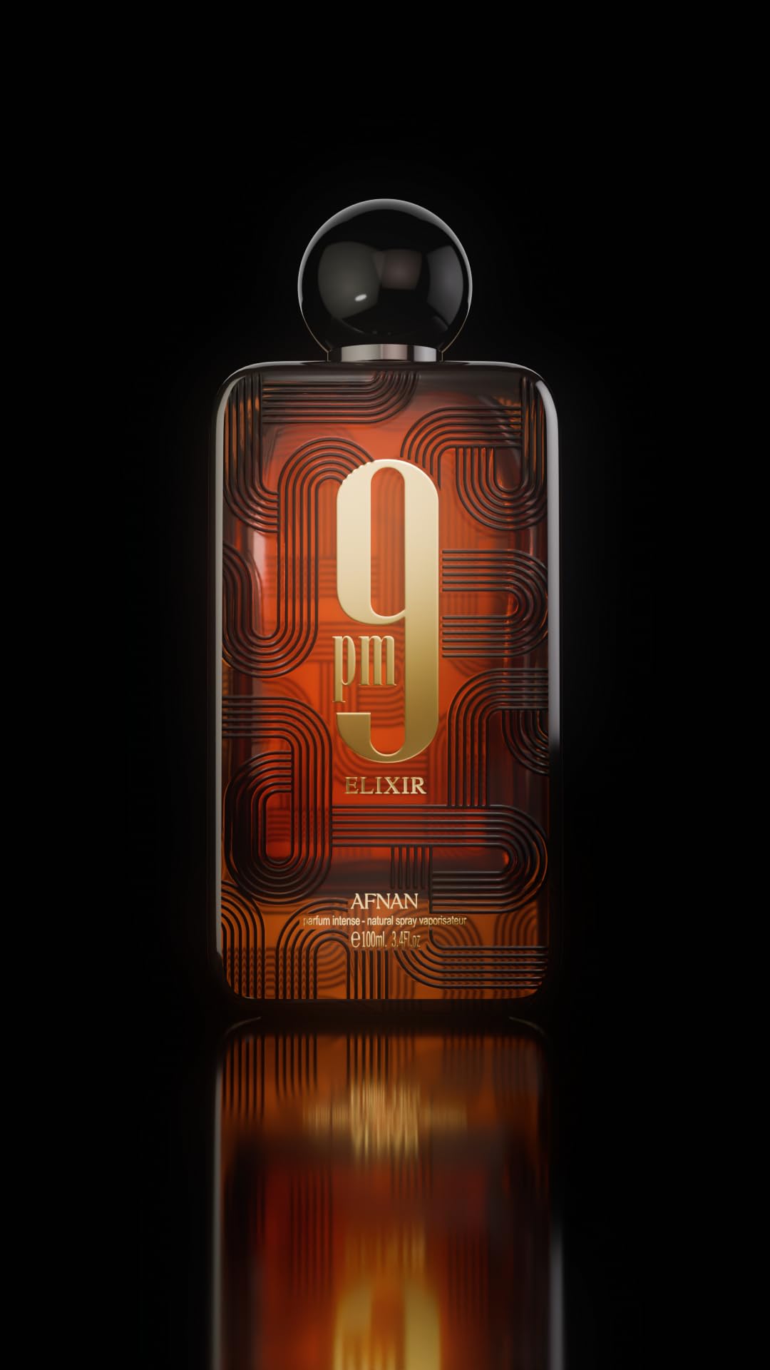 Afnan 9 PM Elixir ingredients flatlay with spices and resins indicating warm, rich notes