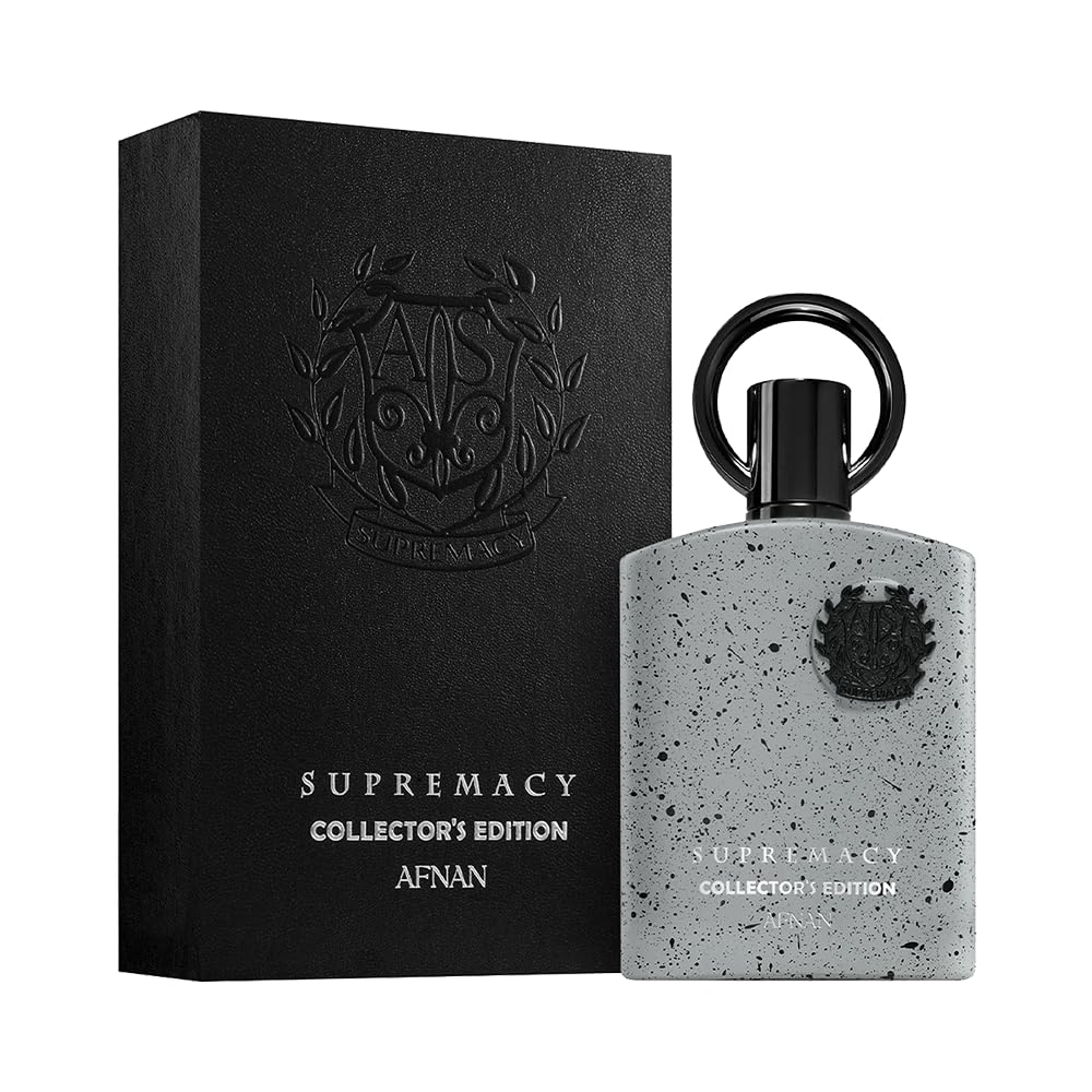 Afnan label close-up highlighting fragrance name and Collector's Edition detail