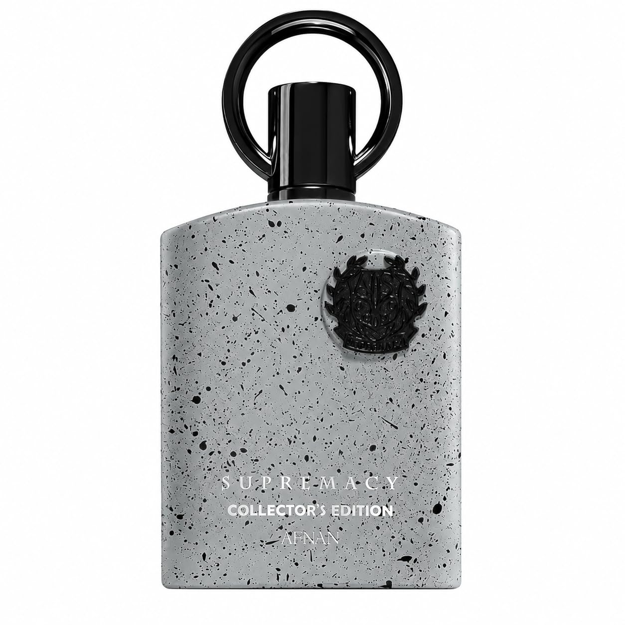 Afnan bottle front view showcasing elegant design and instant visual appeal