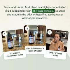 AgeImmune drops in a glass of water illustrating simple serving use for hydration support