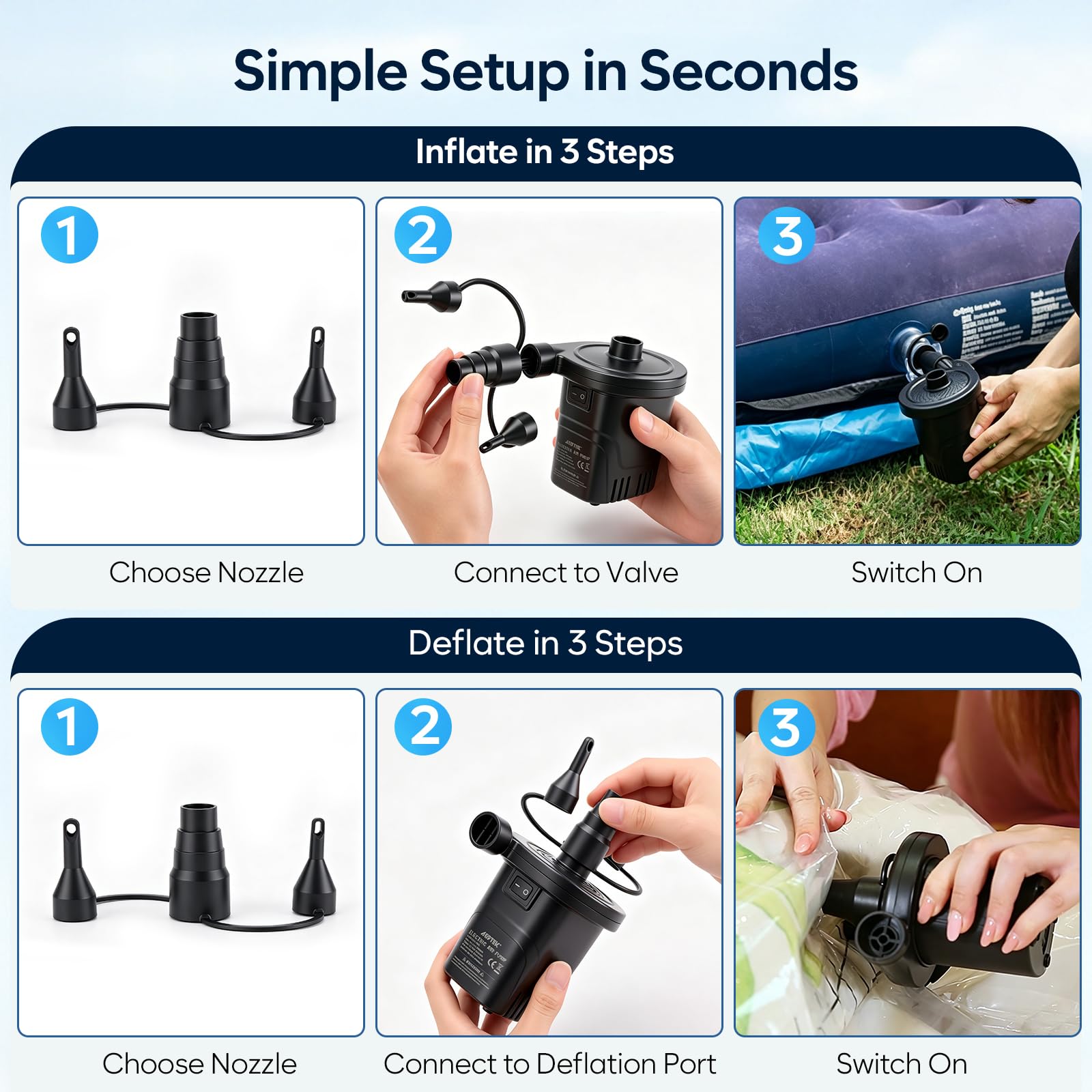 AGPTEK stored in a backpack ready for travel and outdoor use