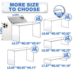 Aheroi risers stacked for compact storage demonstrating space-saving benefit