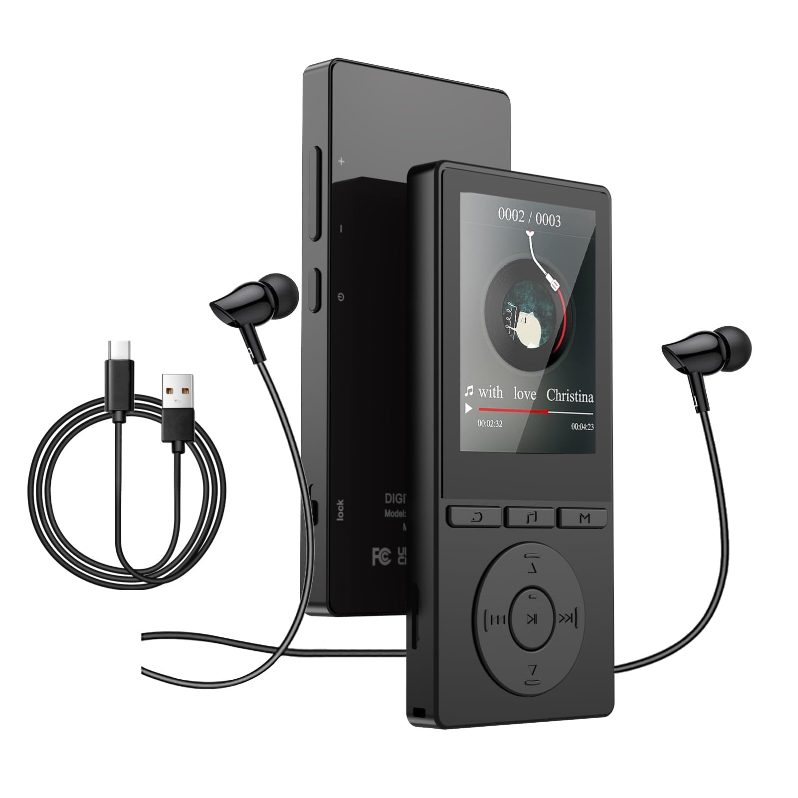 Aiandcc front view showing 2.4-inch screen and controls for easy operation