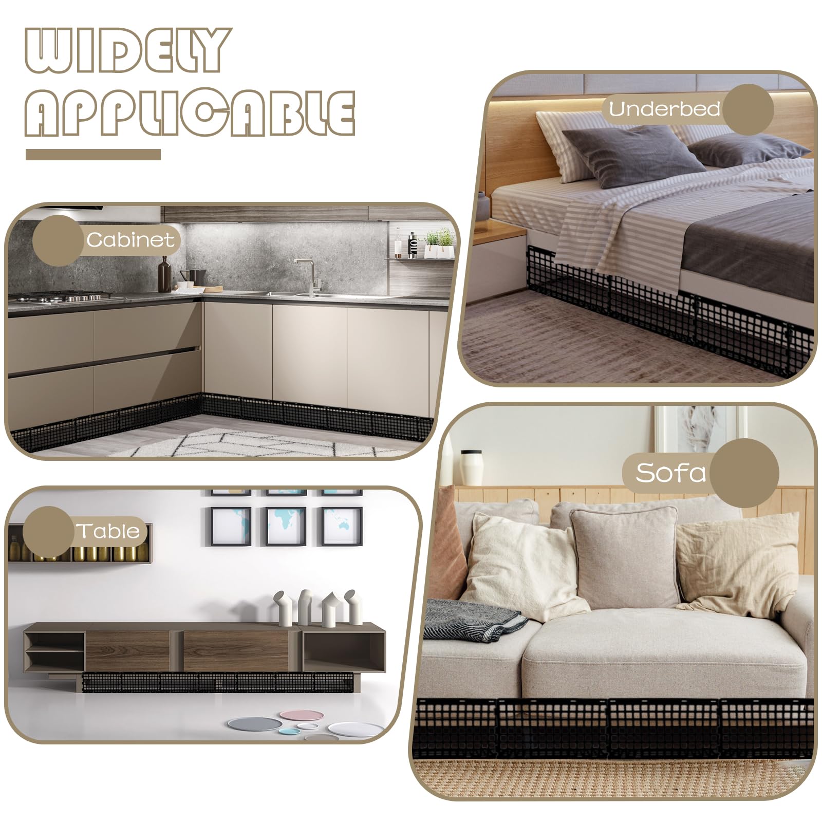 Aifong installed in living room blending discreetly and improving home tidiness