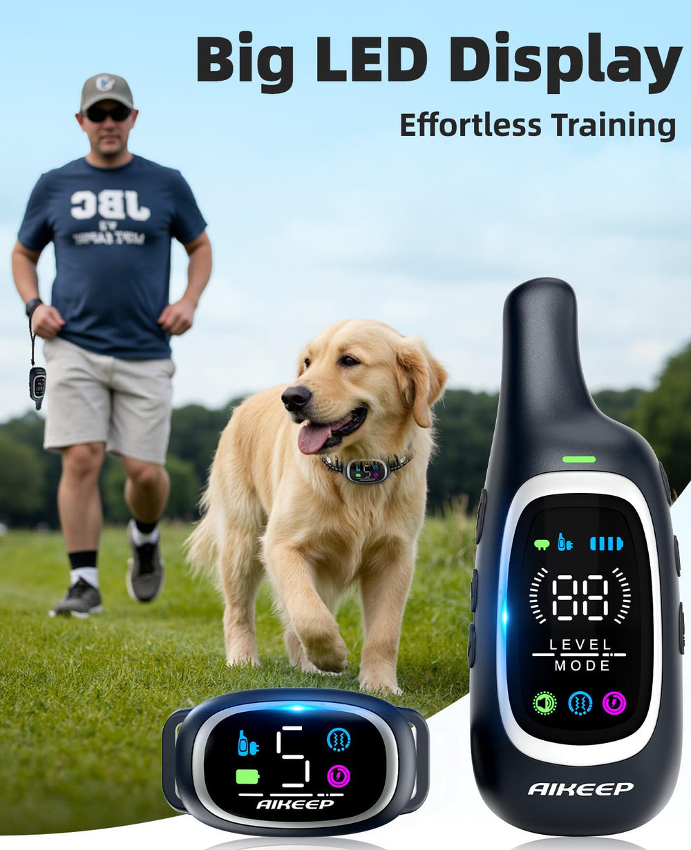 AIKEEP in-use training session at a park demonstrating long-range performance