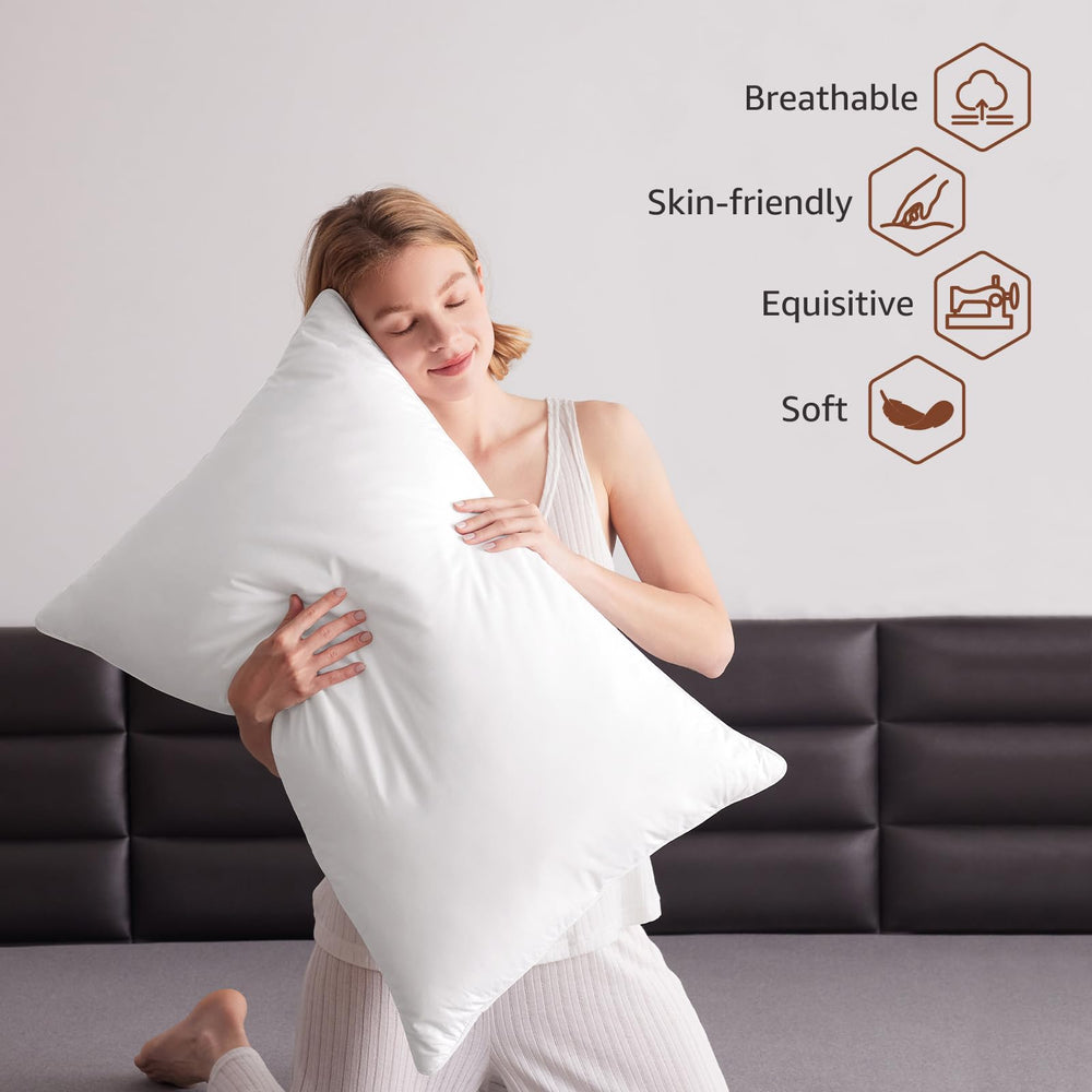 AIKOFUL cotton percale close-up highlighting breathable, soft surface benefit