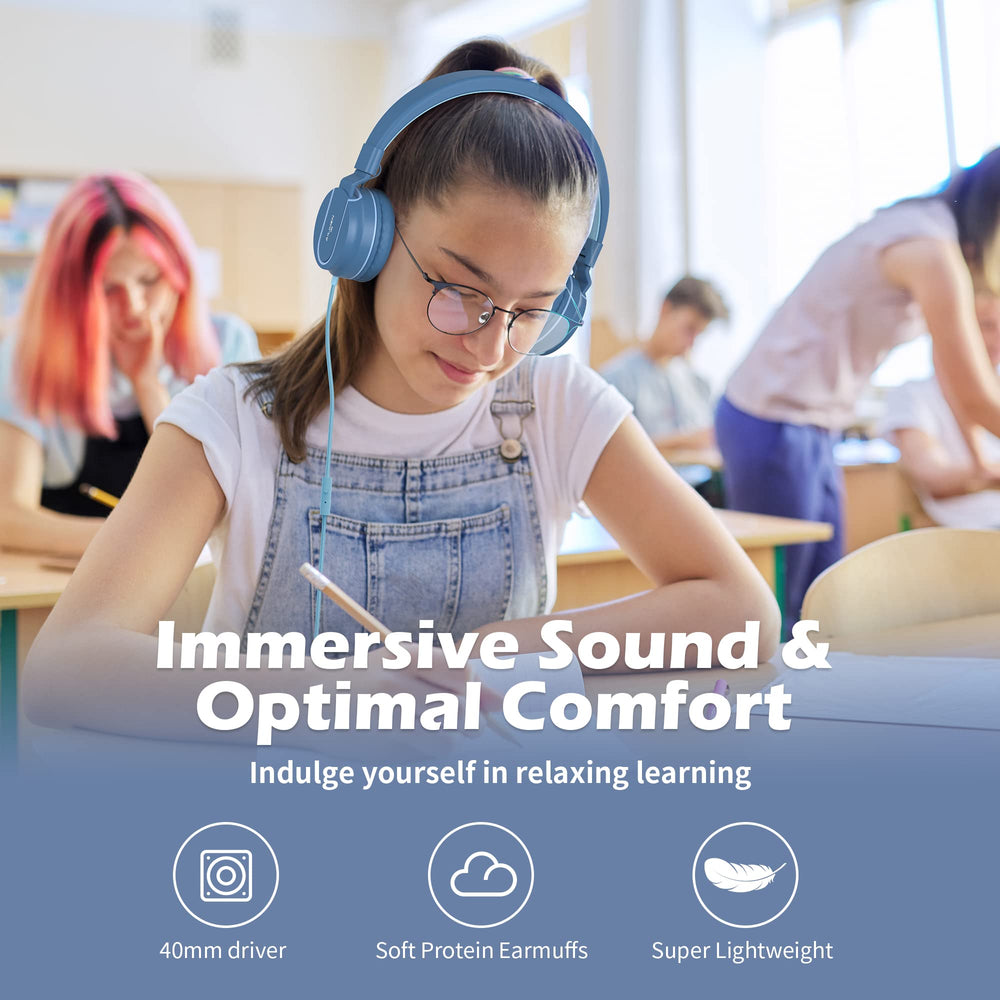 AILIHEN I35 close-up of memory-protein earcup cushioning for comfort