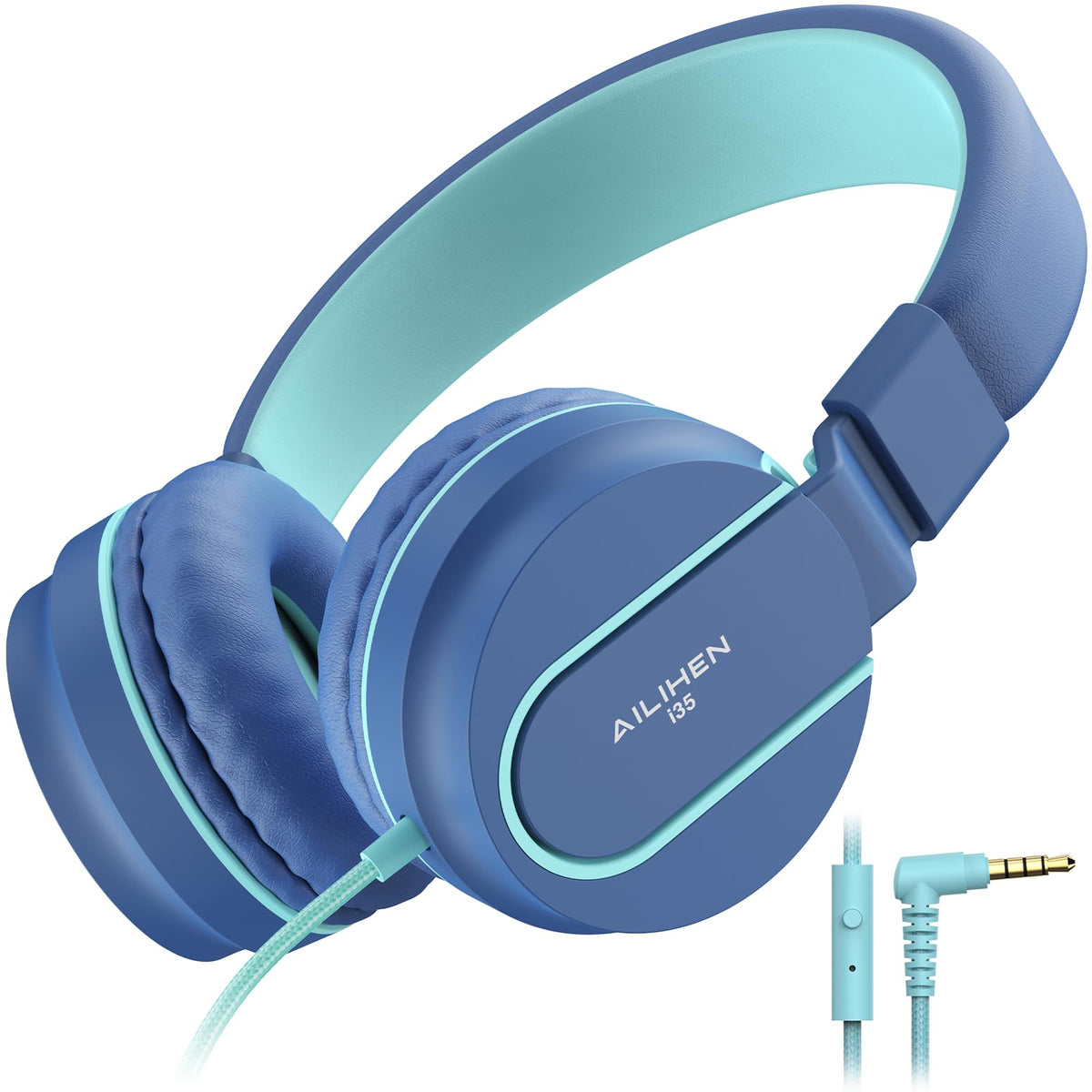AILIHEN I35 front view showing blue design and comfortable fit