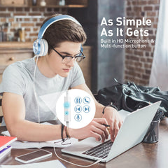 AILIHEN skyblue folded compact for easy storage and travel convenience