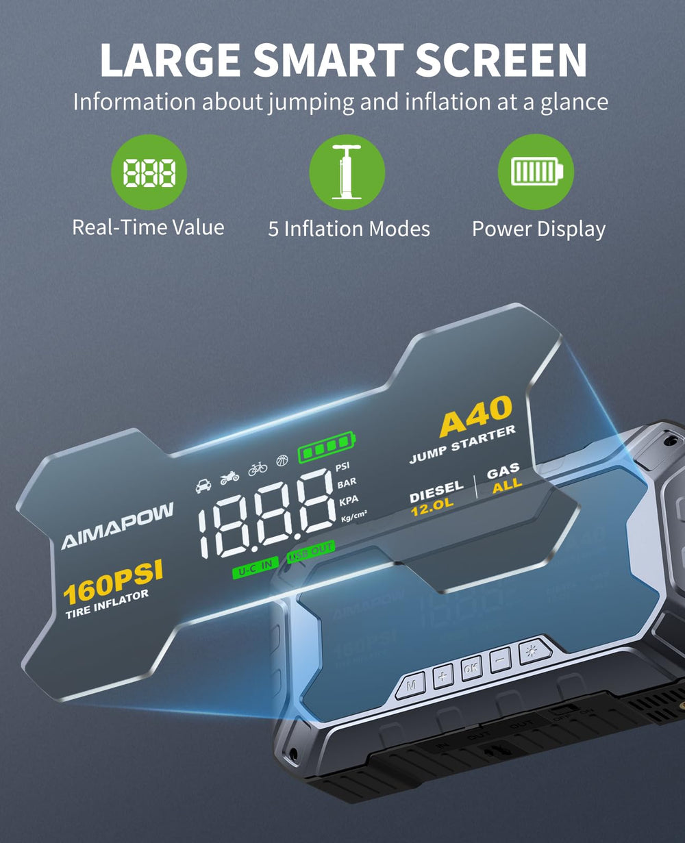 AIMAPOW LED light modes in dark enhancing visibility and emergency signaling