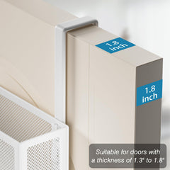 Aimeaihe detail of flat hooks hanging coats and bags, prevents fabric snags benefit