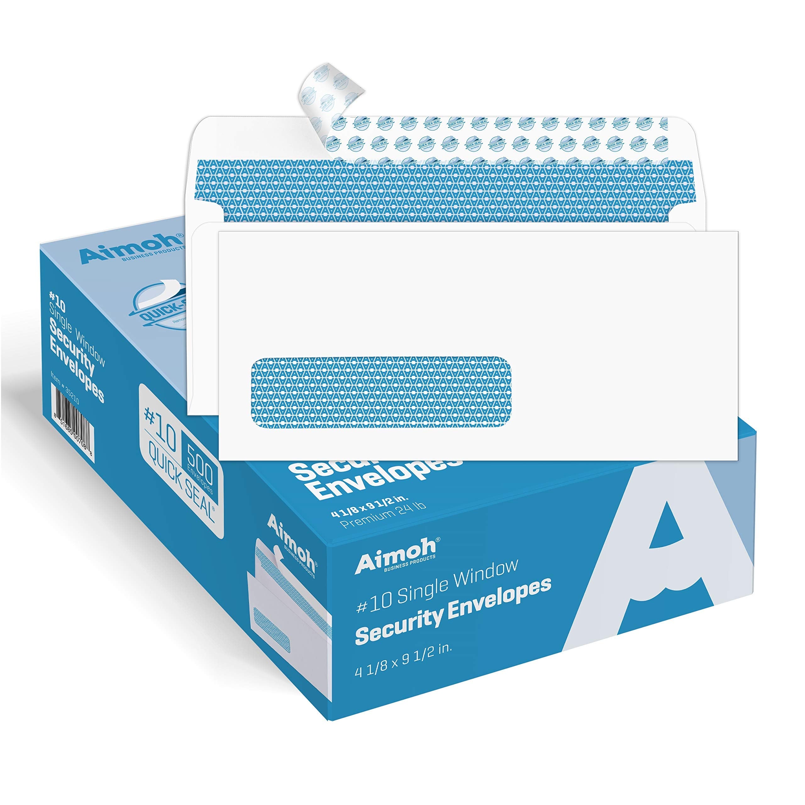 Aimoh front packaging showing 500-count pack and product labeling for easy restocking
