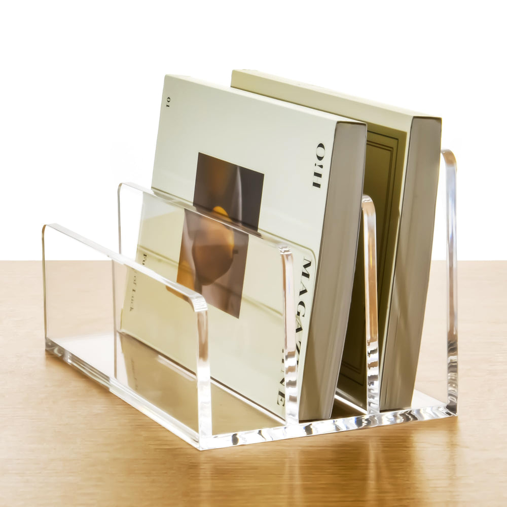 AIMOLLY front view mail holder showing tidy organization benefit
