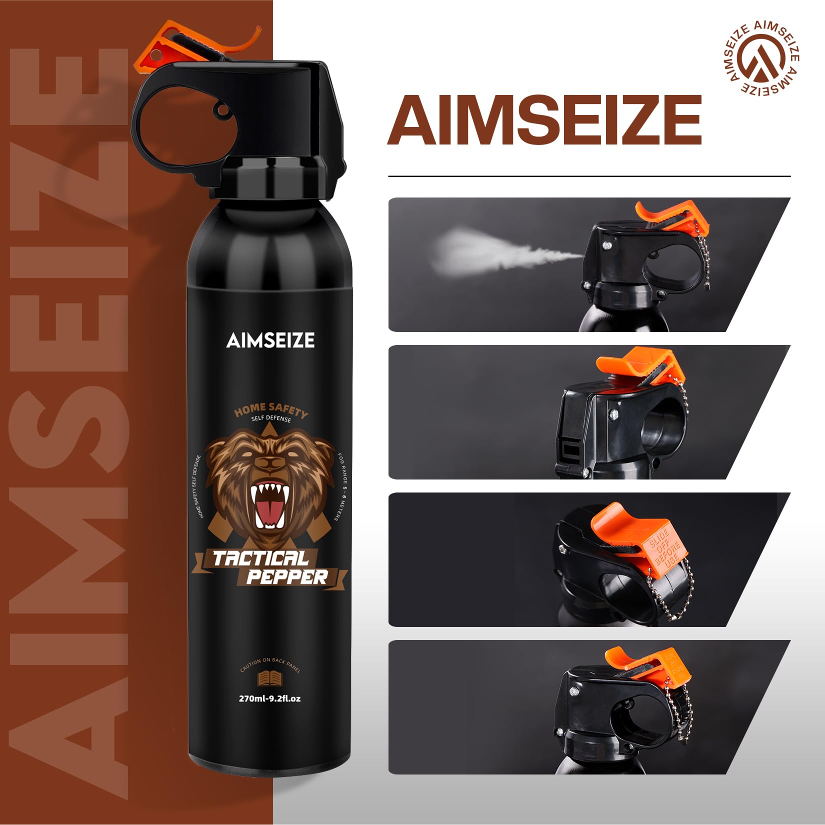 AIMSEIZE close-up of grip loop demonstrating secure hold for accurate aim