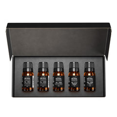 Air-Scent front packaging showing five 10 mL bottles and gift box convenience