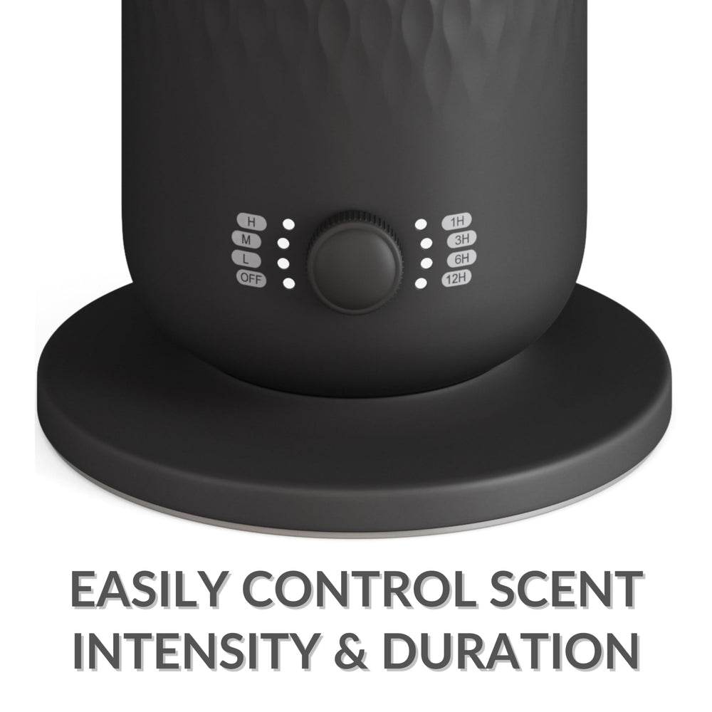 Air-Scent diffuser with LED night light on creating calming ambiance benefit
