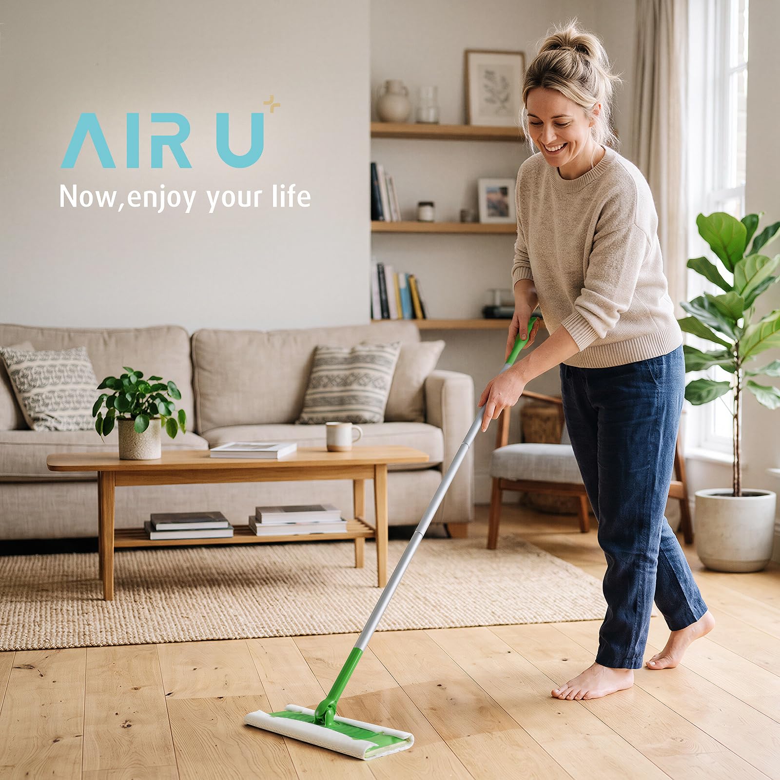 AIR U+ single wet pad close-up highlighting ready-to-use moisture