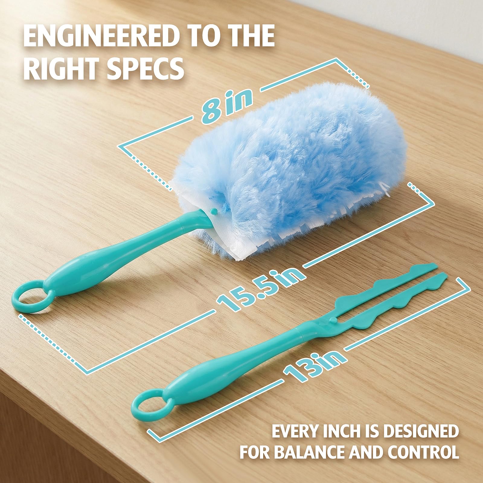AIR U+ size comparison with a ruler to show pad dimensions and scale