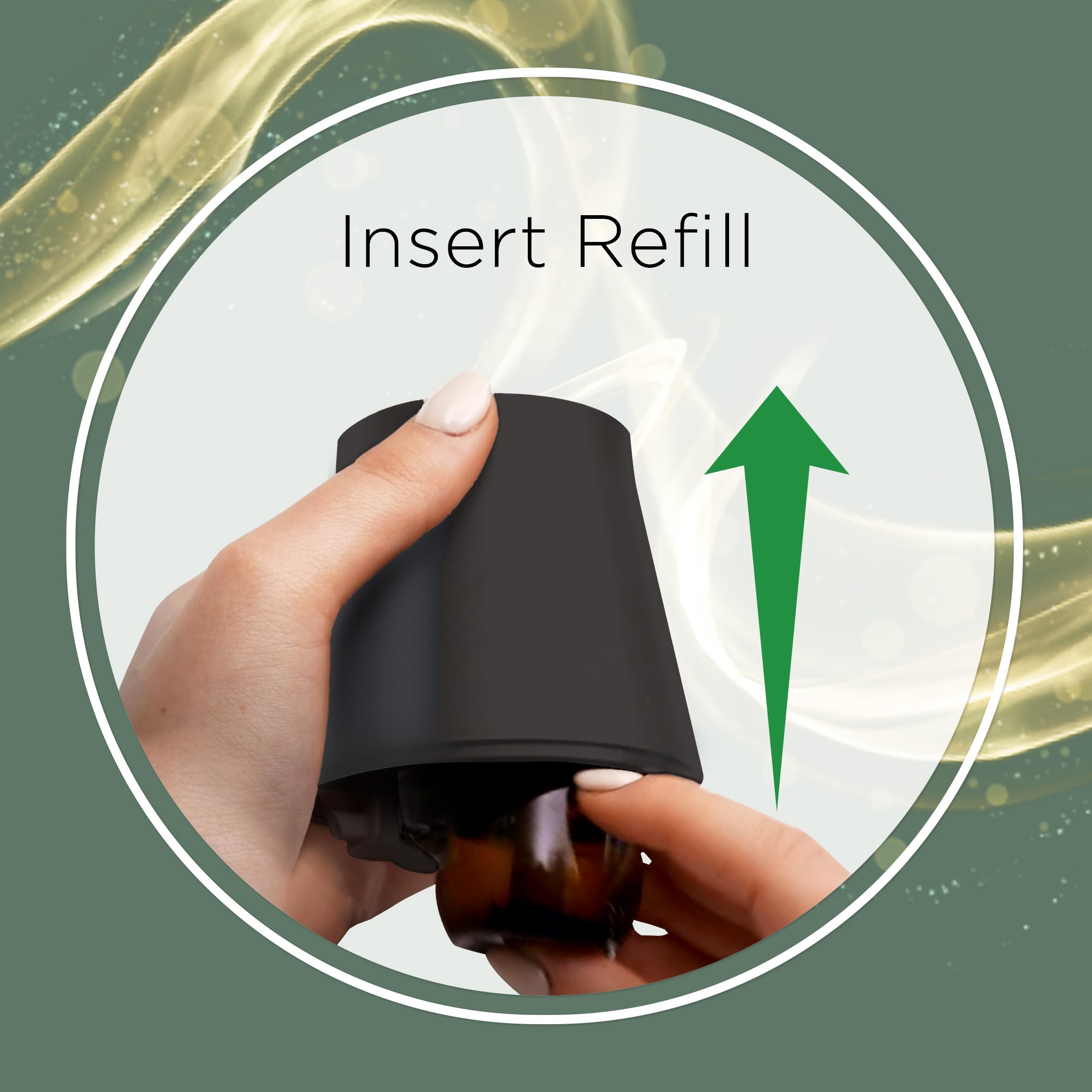 Air Wick in living room scene demonstrating warm atmosphere and comfort