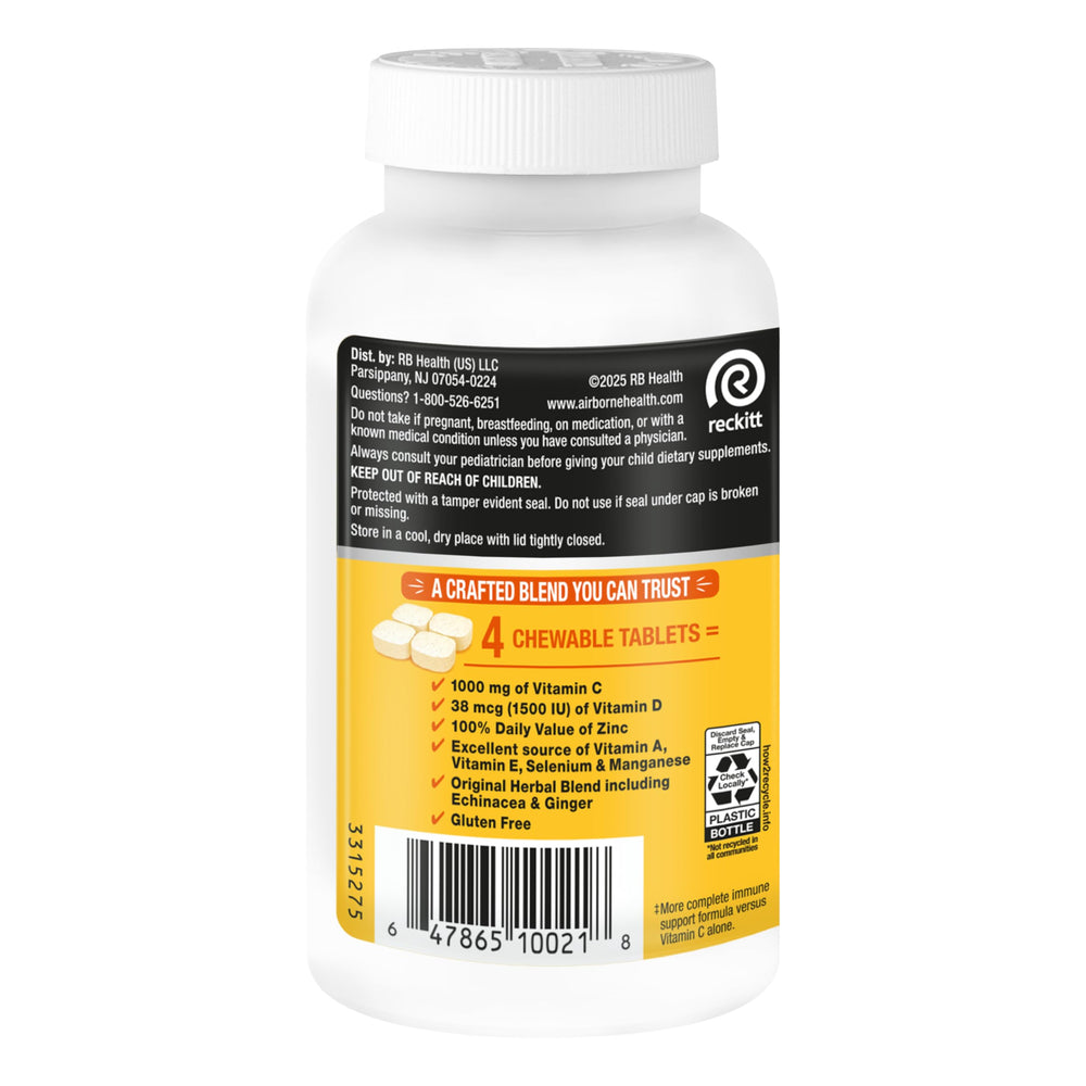 Airborne 200ct box stacked for storage visual and long-lasting supply benefit