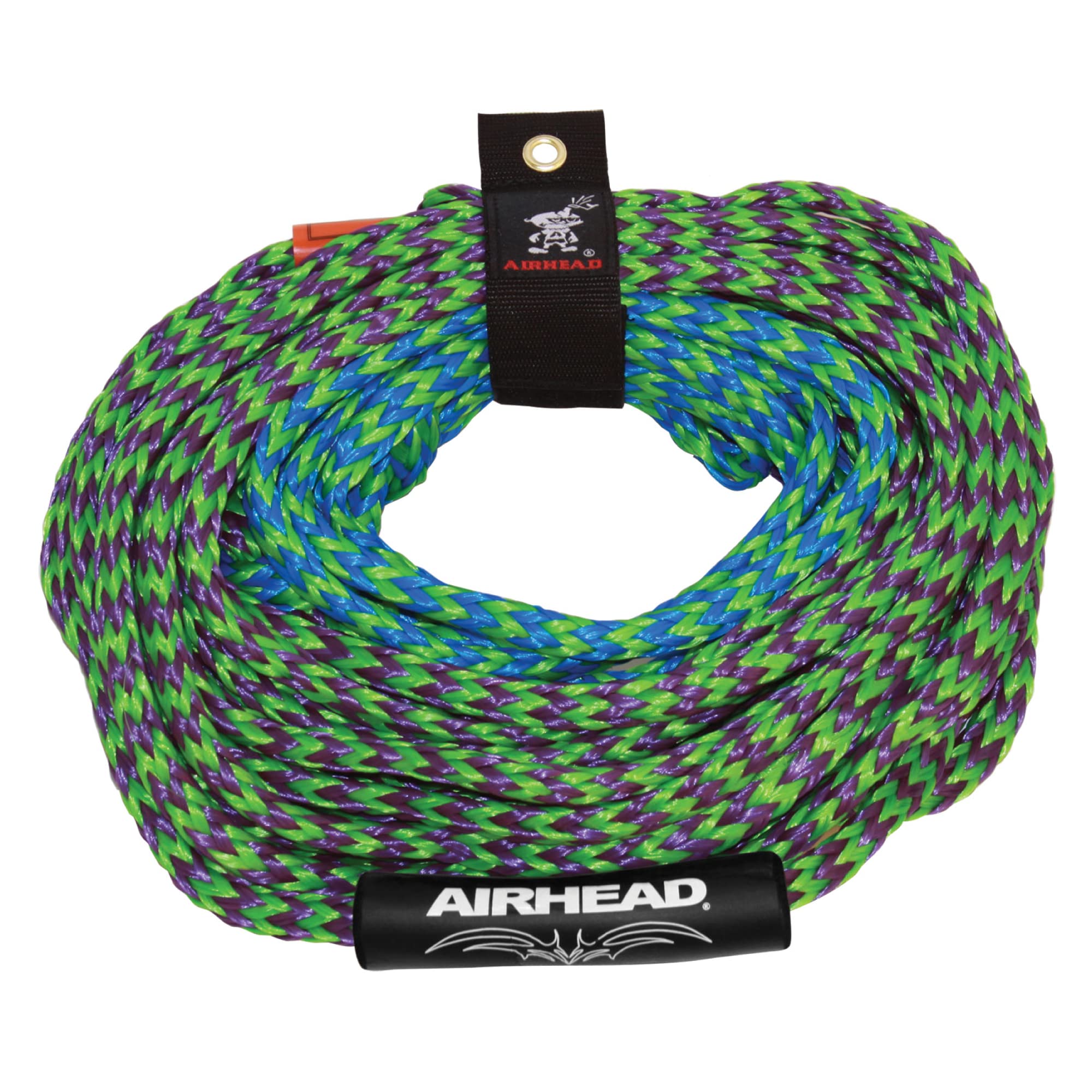 Airhead front packaging showing tow rope and specifications for easy selection
