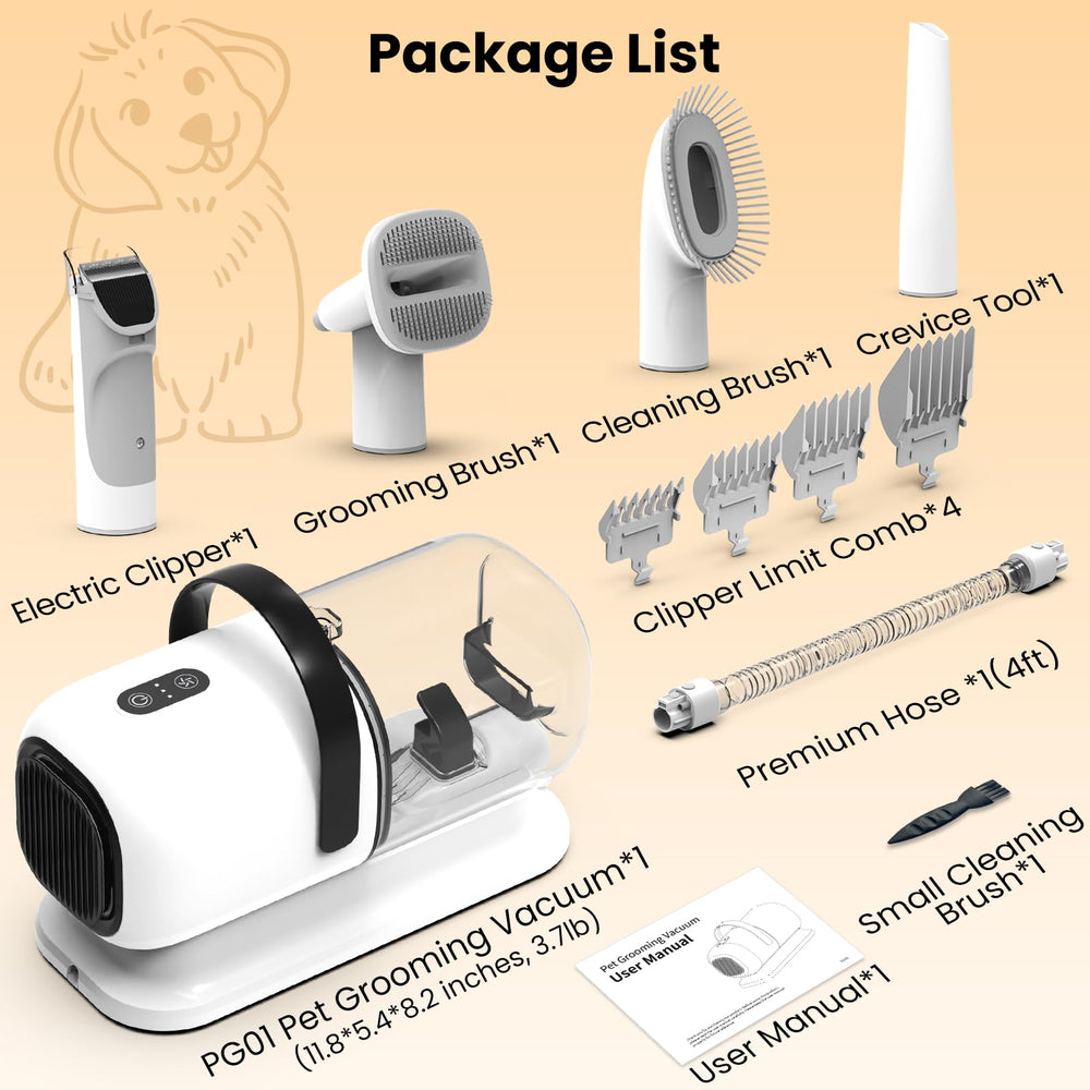 AiRiOBO kit accessories laid out showing complete grooming set convenience