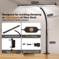 Airlonv gooseneck closeup showing flexible 360-degree adjustment for precise light direction