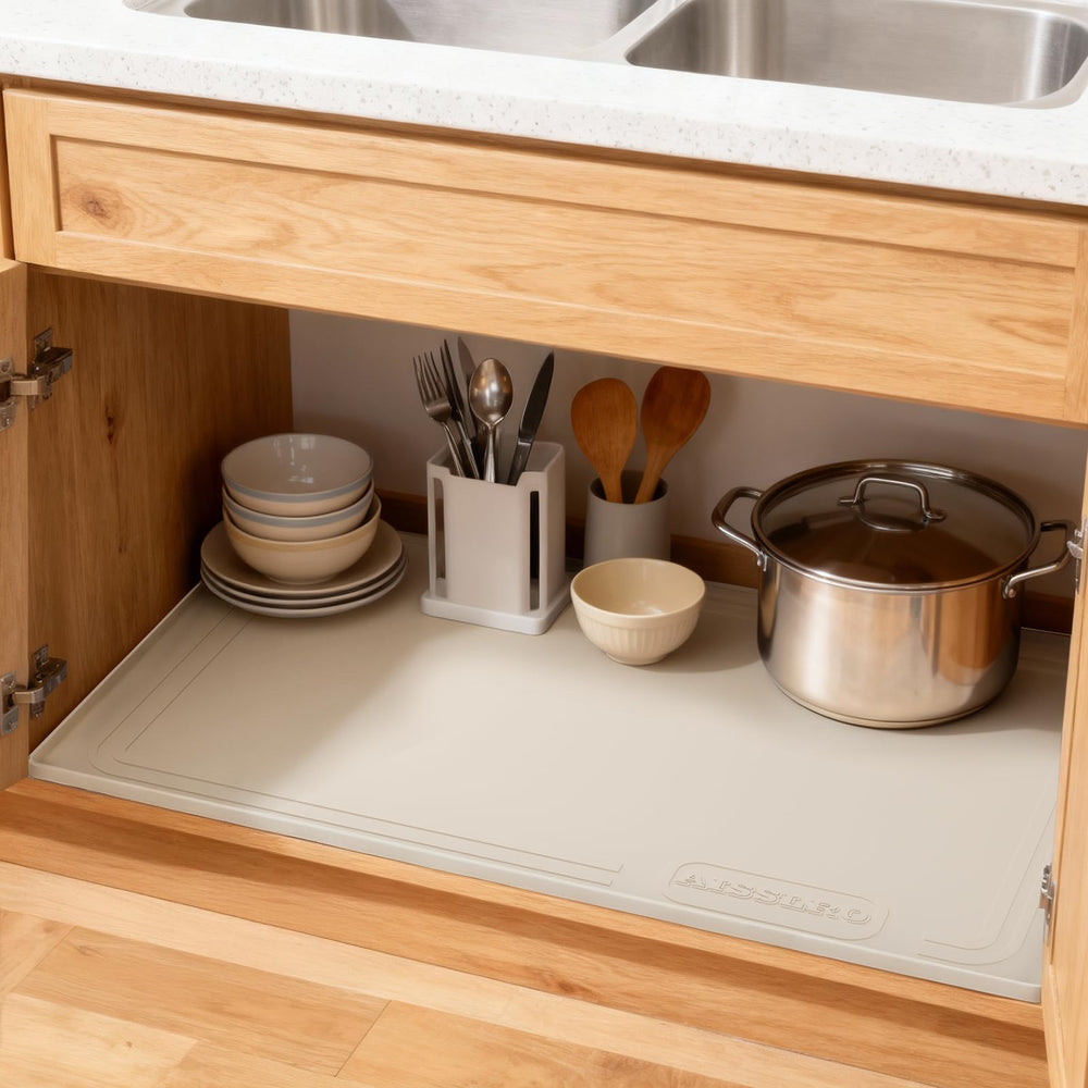 Aisslro folded for drainage after rinse illustrating quick-dry convenience