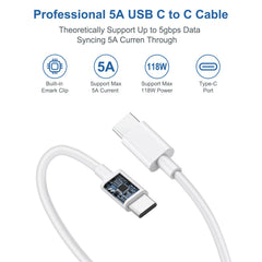 AITISI 10ft Type‑C cable full length for flexible device placement