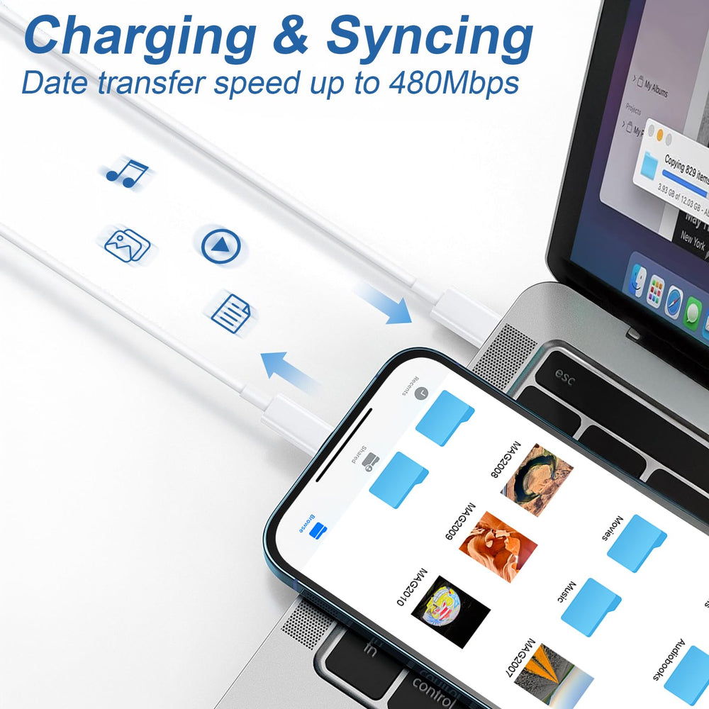 AITISI charger powering MacBook Pro in use for fast laptop charging