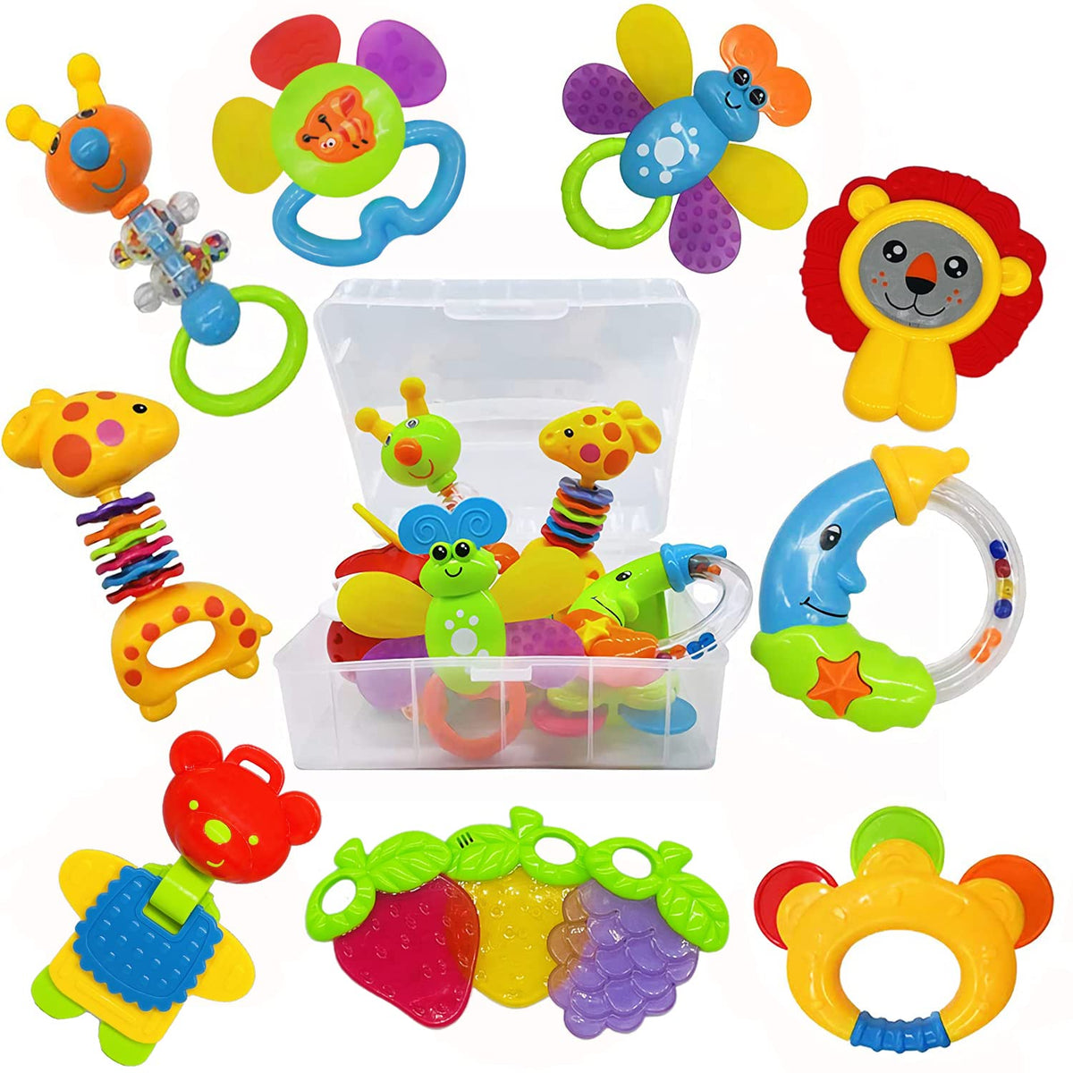 AIVIAI front packaging showing colorful 11-piece set and storage box for easy organization