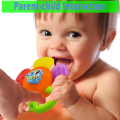 AIVIAI teether in adult hand to show scale and lightweight benefit for infants