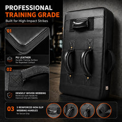 AKABIKE close-up of padded handle for secure, comfortable grip during drills