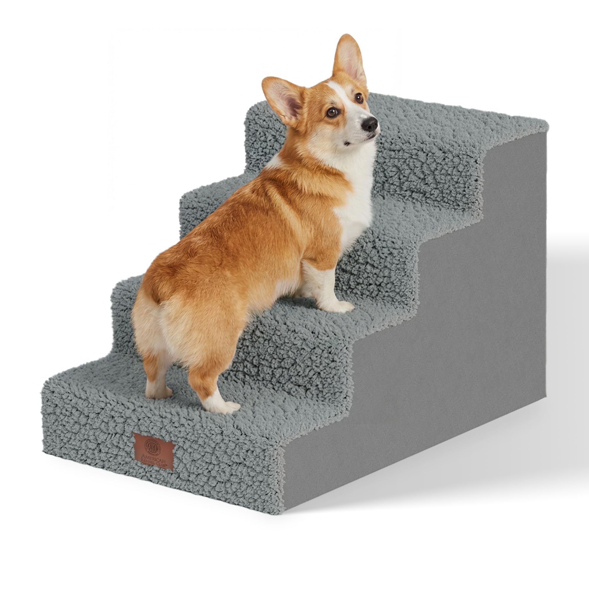 American Kennel Club front view of stairs showing overall design and stability