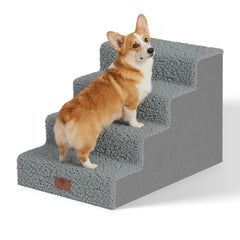American Kennel Club front view of stairs showing overall design and stability