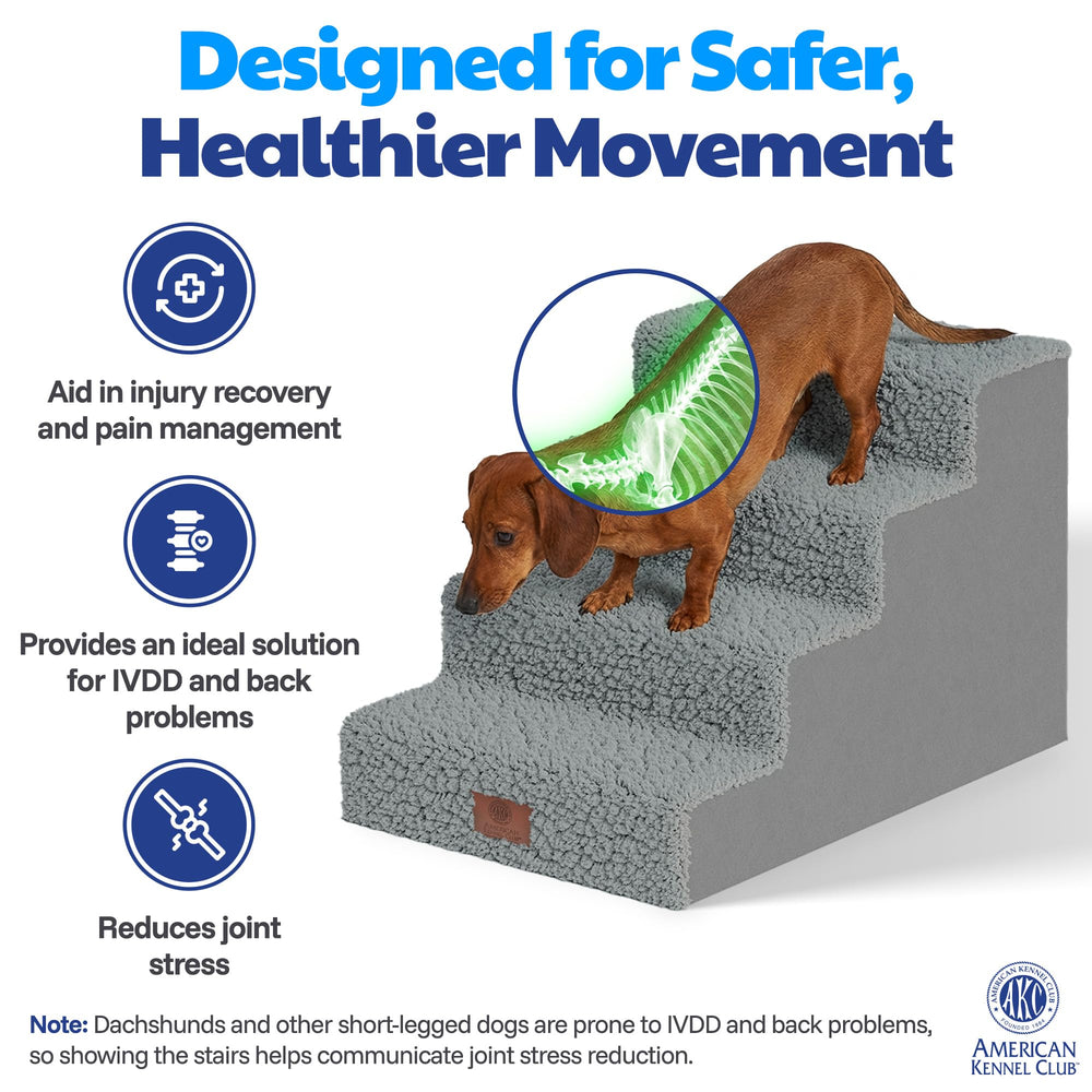 American Kennel Club detail of step surface showing non-slip texture benefit