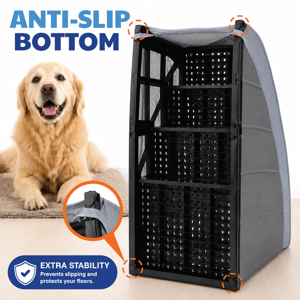American Kennel Club removable cover ready for machine wash, keeps stairs fresh