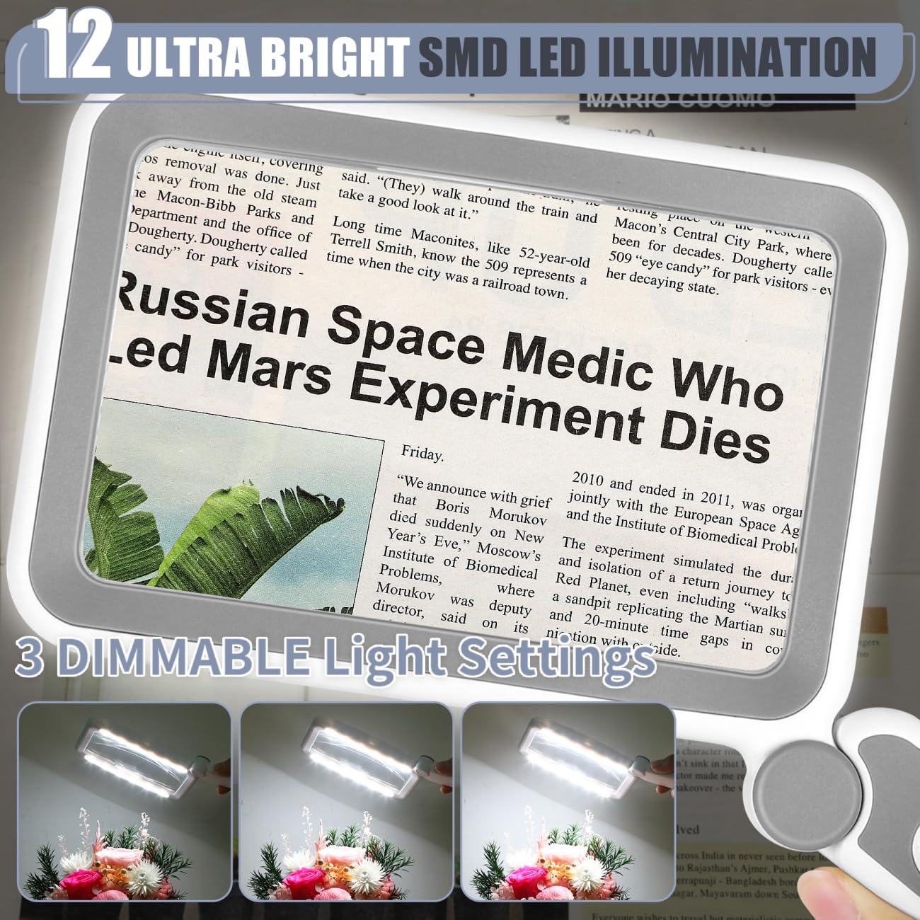 AKKYCVS illuminated LEDs demonstrating bright even lighting benefit