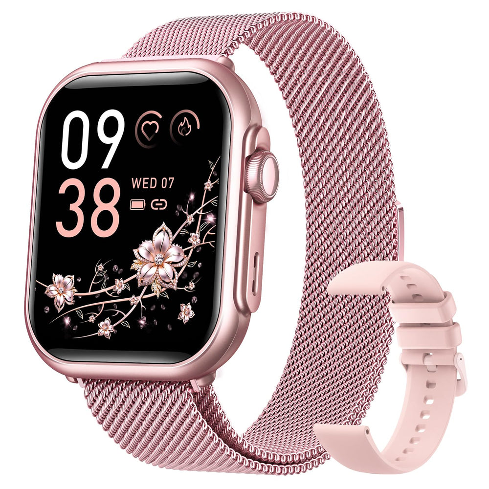 AKUMAKA G62 front display showing colorful watch face and benefit of clear viewing
